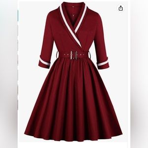 Vintage Style Rockabilly Swing Dress